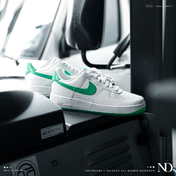 NICEDAY 現貨 Nike Air Force 1 Low 白綠 男款 HF4864-094