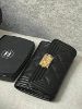 圖片 Chanel A80603 Boy Small Wallet  Boy 荔枝紋卡片夾 黑金 