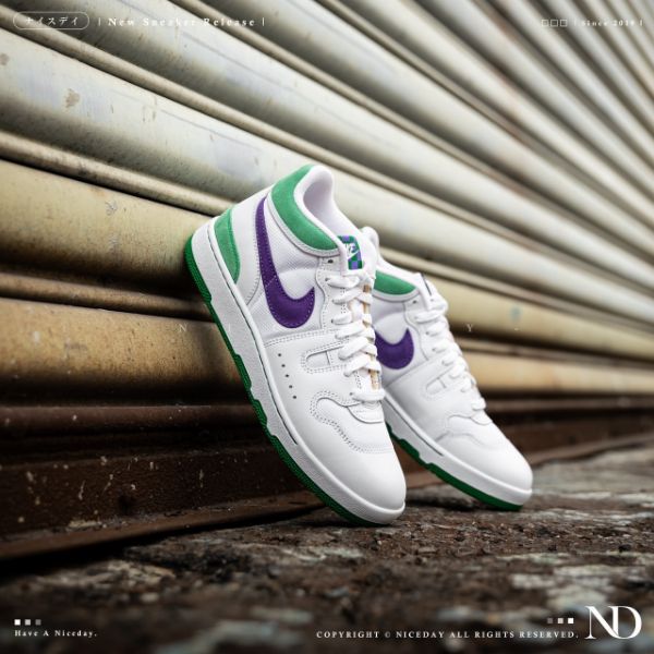 NICEDAY 現貨 Nike Mac Attack Wimbledon 白綠 紫勾 男款 FZ2097-101