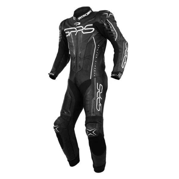 圖片 『嘉義Riderment萊德曼騎士部品』SPRS GP TECH3 Leather suit 黑灰 速比爾 競技連身皮衣 亞洲人身形剪裁 頂級皮革