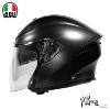 圖片 【帽牧屋】義大利 AGV K5 JET Matt Black 內鏡 雙D扣 3/4罩 安全帽 進口帽 消光黑