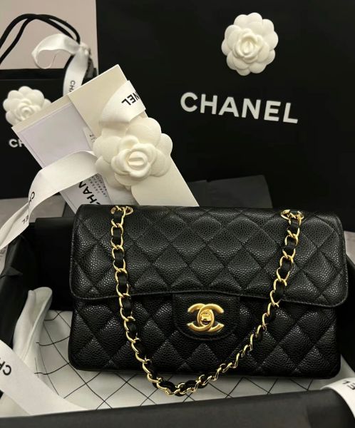 圖片 Chanel A01113 Coco  23 cm 荔枝黑金鍊 芯片 經典肩背包 漲價前舊價