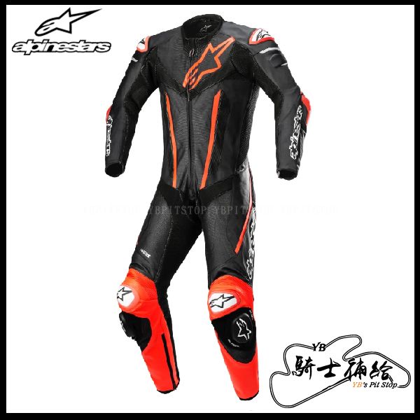 圖片 ALPINESTARS FUSION 1PC 黑紅 高階款 防摔 連身皮衣 A星