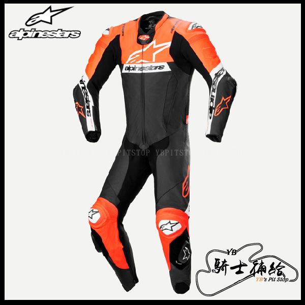 圖片 ALPINESTARS MISSILE V2 WARD 1PC 黑紅白 高階款 防摔 連身皮衣 A星