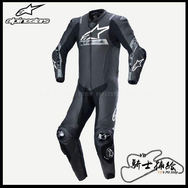 圖片 ALPINESTARS MISSILE V2 WARD 1PC 黑灰 高階款 防摔 連身皮衣 A星