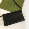 圖片 【哈極品】二手美品《GUCCI 古馳 海軍藍 全皮小G Logo壓紋 WOC斜背包》