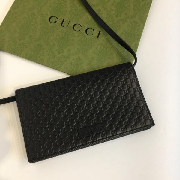 圖片 【哈極品】二手美品《GUCCI 古馳 海軍藍 全皮小G Logo壓紋 WOC斜背包》