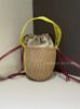 圖片 Chloe 經典黃色草編包