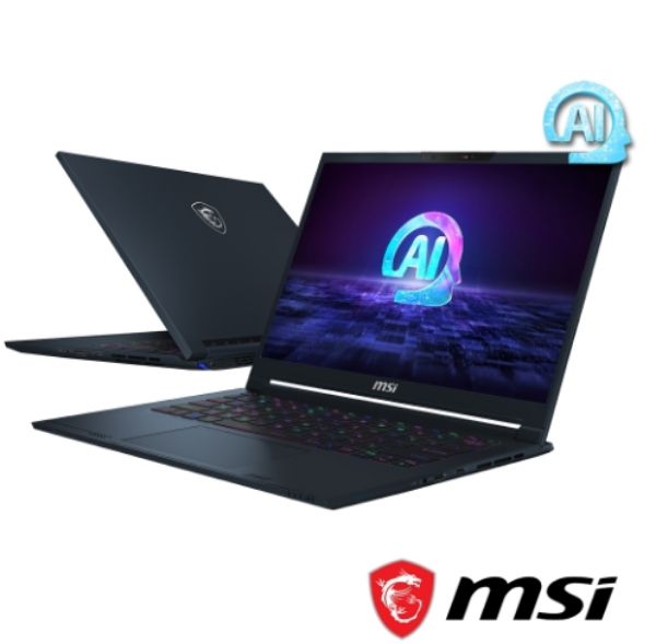 圖片 MSI Stealth 14 AI Studio A1VFG-009TW 微星纖薄創作者電競AI筆電/Ultra 7-155H/RTX 4060 8G/32GB DDR5/1TB PCIe/14吋 2.8K OLED 120Hz/W11 Pro/全彩背光電競鍵盤🎈送保護套/滑鼠墊/鍵盤膜🎈