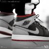 NICEDAY 現貨 Nike Air Jordan 1 Mid 黑灰紅 男款 高筒 DQ8426-006