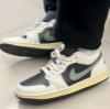 圖片 NIKE W AIR JORDAN 1 JADE SMOKE 翡翠白煙 女鞋 DC0774-001