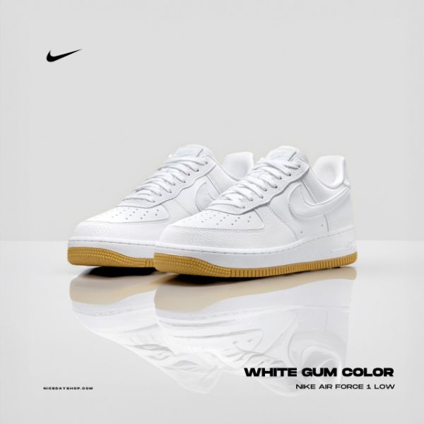 NICEDAY 現貨 Nike Air Force 1 Low 白 膠底 男款 FN6326-100