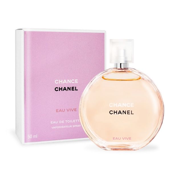 圖片 CHANEL 香奈兒香氛 CHANCE EAU VIVE EDT 橙光輕舞淡香水 50ml - 專櫃緞帶包裝