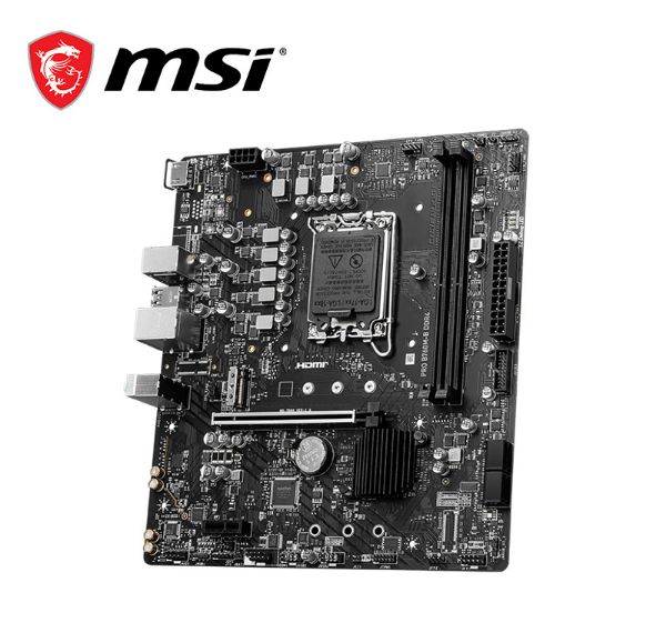 圖片 微星 PRO B760M-B DDR4(M-ATX/LAN 2.5Gb/註冊四年/2DIMM)6+1相供電