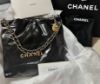 圖片 CHANEL AS3261 Chanel 22 垃圾袋 中型黑金 