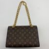 圖片 【哈極品】美品《Louis Vuitton LV 字紋拼黑皮  VICTOIRE 維多利亞 斜背包/肩背包/二用包》