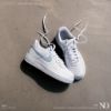 Nike Air force 1 寶寶藍 白 小勾 女款 HF0022-100