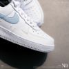 Nike Air force 1 寶寶藍 白 小勾 女款 HF0022-100