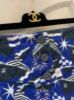 圖片 Chanel 2019早春渡假系列秀款藍色郵輪長褲