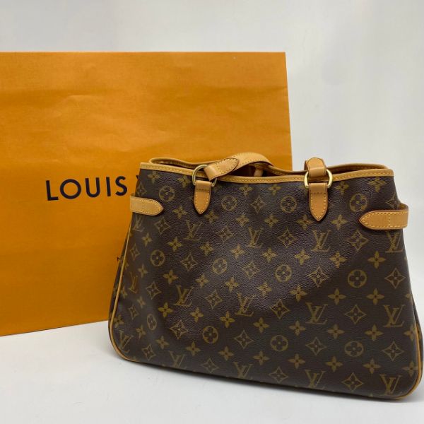 圖片 【哈極品】二手品《Louis Vuitton LV 老花字紋 雙耳 肩背購物袋/托特包》