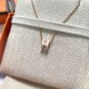 圖片 Hermes mini pop H 白/玫瑰金 項鍊 📝預購