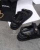 圖片 CHANEL 小香黑鈕釦Logo涼鞋-黑色牛仔布(尺寸39)