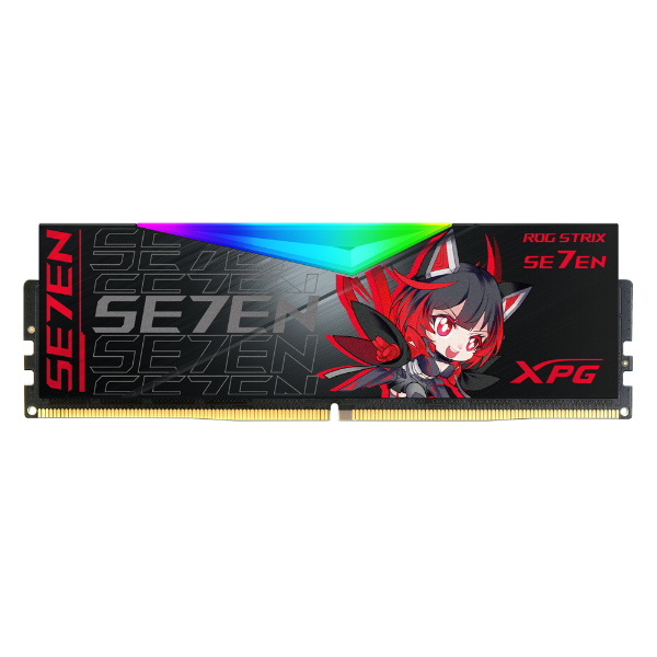 圖片 威剛 32GB(雙通16GB*2) DDR5 6000 XPG Lancer RGB/CL30(RO姬)黑【雙參數】