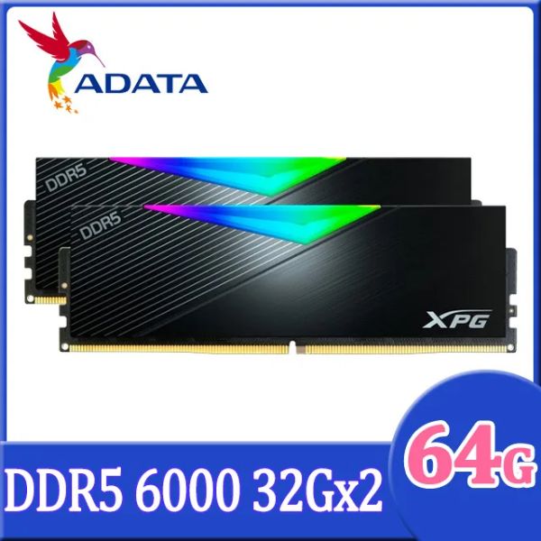 圖片 威剛 64GB(雙通32GB*2) DDR5 6000 XPG Lancer RGB/CL30 黑