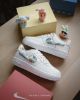 圖片 鞋教 Nike Air Force 1 Low GS "Rainbow Swoosh" 編織彩虹勾 FQ4948-100