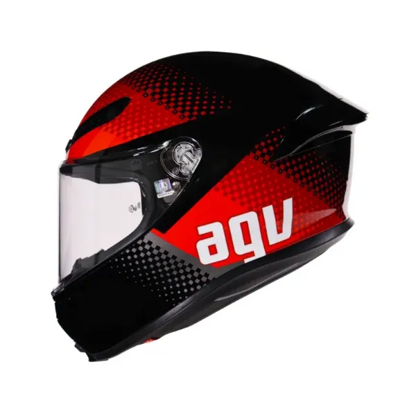 圖片 『嘉義Riderment萊德曼騎士部品』AGV K6 S Fision  黑/紅 全罩安全帽/通勤全罩安全帽