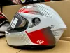 圖片 『嘉義Riderment萊德曼騎士部品』AGV K6 S Fision 珍珠白/灰/紅 全罩安全帽/通勤全罩安全帽