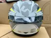 圖片 『嘉義Riderment萊德曼騎士部品』AGV K6 S Excite 消光迷彩/螢光黃 全罩安全帽/通勤全罩安全帽