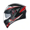 圖片 『嘉義Riderment萊德曼騎士部品』AGV K5 S PLASMA 黑灰紅 全罩安全帽/通勤全罩安全帽/內墨鏡全罩安全帽