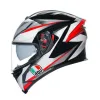 圖片 『嘉義Riderment萊德曼騎士部品』AGV K5 S PLASMA 白黑紅 全罩安全帽/通勤全罩安全帽/內墨鏡全罩安全帽