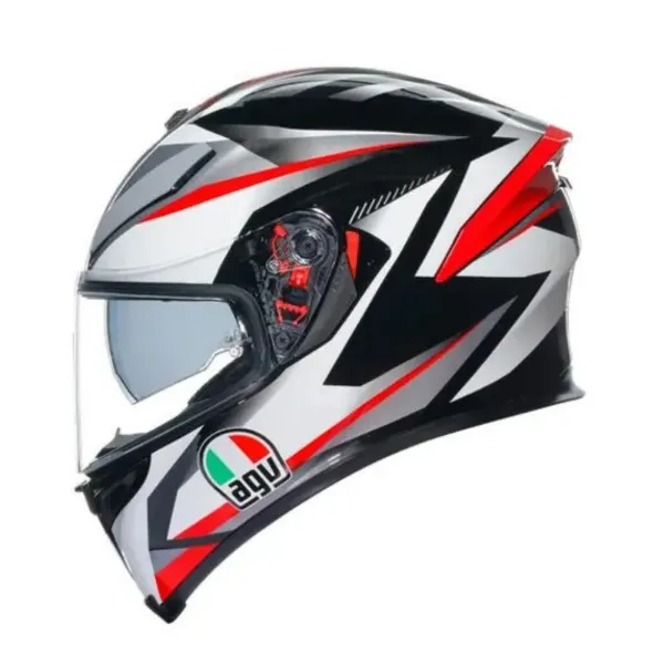 圖片 『嘉義Riderment萊德曼騎士部品』AGV K5 S PLASMA 白黑紅 全罩安全帽/通勤全罩安全帽/內墨鏡全罩安全帽