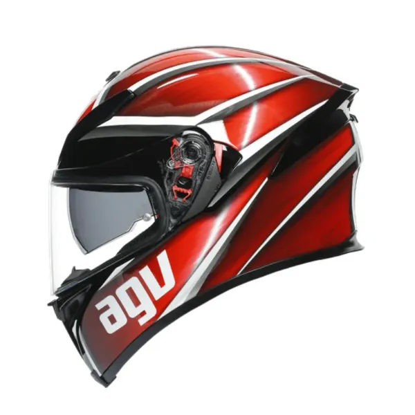 圖片 『嘉義Riderment萊德曼騎士部品』AGV K5 S Tempest 黑紅 全罩安全帽/通勤全罩安全帽/內墨鏡全罩安全帽