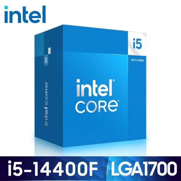 圖片 Intel 英特爾 Core i5-14400F 中央處理器 盒裝 全新公司貨(含風扇/無內顯)