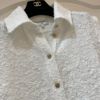圖片 Chanel 21年春夏款白色粗花針織背心