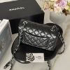 圖片 CHANEL COCO 20CM 黑色羊皮銀釦