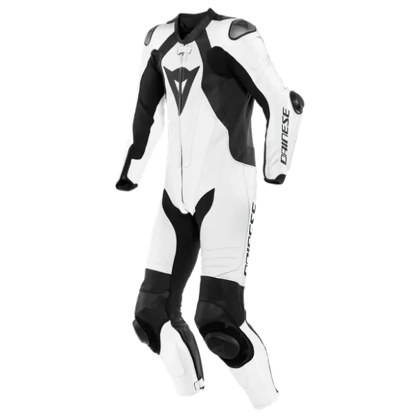 圖片 『嘉義Riderment萊德曼騎士部品』Dainese 丹尼斯 LAGUNA SECA 5 1PC 白/黑 WHITE/BLACK 高階連身皮衣