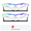 圖片 十銓T-Force Delta 炫光RGB系列 32GB(雙通16GB*2) DDR5-6400/CL40 白色