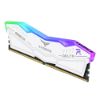 圖片 十銓T-Force Delta 炫光RGB系列 32GB(雙通16GB*2) DDR5-6400/CL40 白色