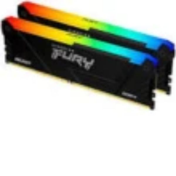 圖片 金士頓 32GB(雙通16GB*2) DDR4-3200 RGB(獸獵者)(KF432C16BB2AK2/32)(2048*8)