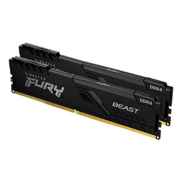 圖片 金士頓 64GB(雙通32GB*2) DDR4-3200 (獸獵者)(KF432C16BBK2/64)(2048*8)