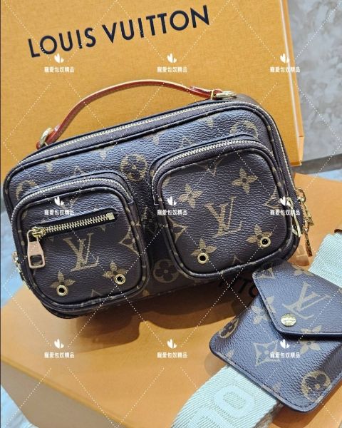 圖片 LV M80446 UTILITY Crossbody 老花炸藥包 手提/斜背/肩背/側背相機包