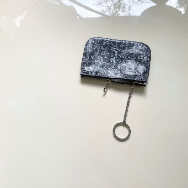 圖片 #已售 歡迎詢問預訂# GOYARD 鑰匙零錢包 灰色