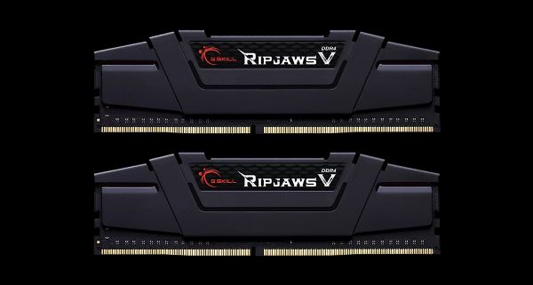 圖片 芝奇 G.SKILL Ripjaws V 64GB(雙通32GB*2) D4-3600 CL18 黑 F4-3600C18D-64GVK