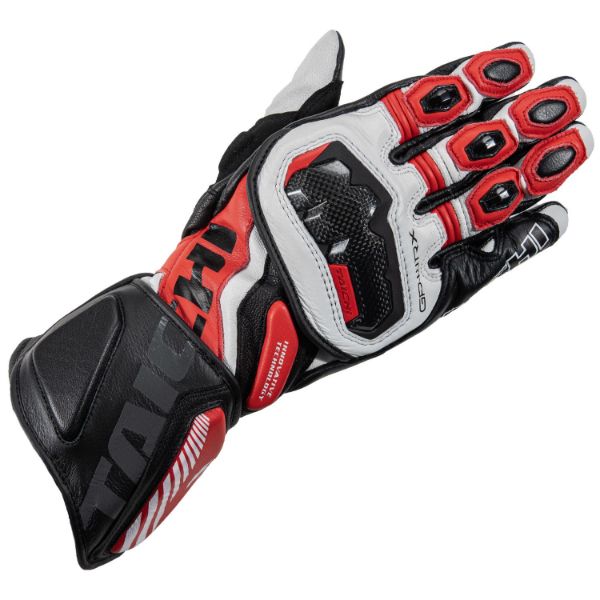 圖片 『嘉義Riderment萊德曼騎士部品』日本 RS TAICHI 太極 NXT056 白紅 GP-WRX RACING GLOVES 競技長手套