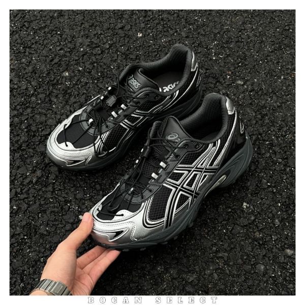 圖片 ASICS GEL-KAHANA TR V4 金屬黑銀 炭黑色 抽繩 休閒機能鞋 （1203A497-001）