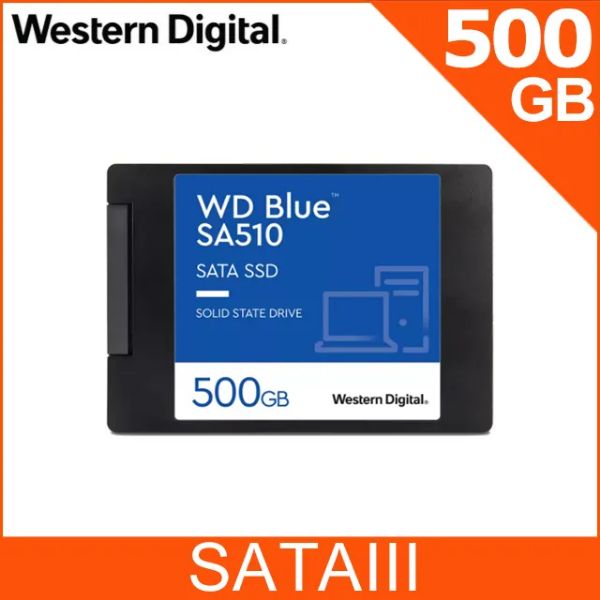 圖片 WD Blue SA510 500GB(藍標)/2.5吋/讀:560M/寫:530M/3D TLC顆粒【五年保】